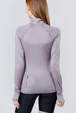 Women's Solid Workout Track Jacket