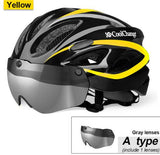 CoolChange Bicycle Helmet EPS Insect Net Road MTB Bike wind resistant
 Lenses Integrally-molded Cycling Casco Ciclismo