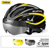 CoolChange Bicycle Helmet EPS Insect Net Road MTB Bike wind resistant
 Lenses Integrally-molded Cycling Casco Ciclismo
