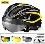 CoolChange Bicycle Helmet EPS Insect Net Road MTB Bike wind resistant
 Lenses Integrally-molded Cycling Casco Ciclismo