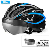 CoolChange Bicycle Helmet EPS Insect Net Road MTB Bike wind resistant
 Lenses Integrally-molded Cycling Casco Ciclismo