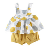 Cute Toddler Baby Girls Sleeveless Summer Dot