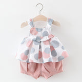 Cute Toddler Baby Girls Sleeveless Summer Dot