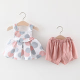 Cute Toddler Baby Girls Sleeveless Summer Dot