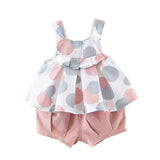 Cute Toddler Baby Girls Sleeveless Summer Dot
