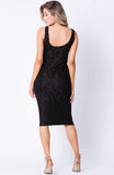 FLORAL LACE SLEEVELESS DRESS