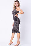FLORAL LACE SLEEVELESS DRESS