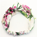 Women Girls Summer Bohemian Hair Bands Print Headbands Retro Cross Turban