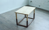 Modern Angle Frame Hardwood Coffee Table