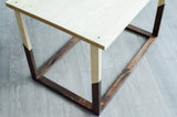 Modern Angle Frame Hardwood Coffee Table