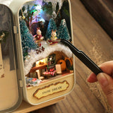 Doll House Furnitures Miniature Theme Box Theatre