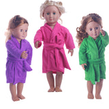 Cute Soft Robe Dolls Robe Fit For 18