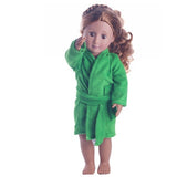 Cute Soft Robe Dolls Robe Fit For 18