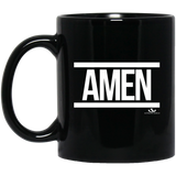 AMEN 11 oz. Black Mug