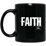 FAITH 11 oz. Black Mug
