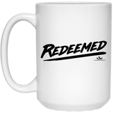 REDEEMED 15 oz. White Mug