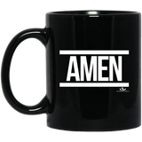 AMEN 11 oz. Black Mug