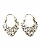 Mandala Triangle Earrings