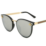 Bee Fashion Sunglasses Square Brand Design Sun Glasses Oculos Retro