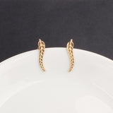 Fabulous 1Pair Women Metal Leaf Earrings Ear Clip