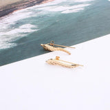 Fabulous 1Pair Women Metal Leaf Earrings Ear Clip