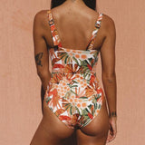 Fabulous Biquini Floral Printing Swimwear Sexy