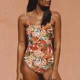 Fabulous Biquini Floral Printing Swimwear Sexy
