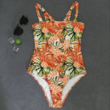Fabulous Biquini Floral Printing Swimwear Sexy