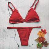 Fancinating Women Bandeau Bandage Bikini Set