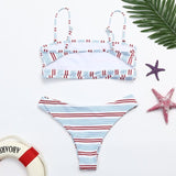 Fancinating Women Strip Bikini Swimsuit Bikini