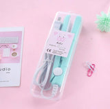 Fashion Electric Hair Straightener Iron Ceramic Mini Hair Curler