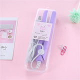 Fashion Electric Hair Straightener Iron Ceramic Mini Hair Curler