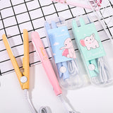 Fashion Electric Hair Straightener Iron Ceramic Mini Hair Curler