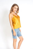 Feels Intimate 100% Silk V Neck Cami