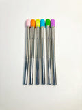 Collapsible Reusable Boba Straw + Two Collapsible Straws + Foldable