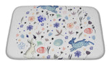 Bath Mat, Watercolor Easter Illustration