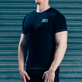 FormFit T-Shirt - Black & Bright Green