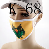Anime Printed Mask Naruto/Tokyo Ghoul/Attack on Titan Mask Reusable Face Shield Breathable mask