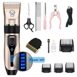Dog Clipper Dog Hair Clippers Grooming (Pet/Cat/Dog/Rabbit) haircut Trimmer Shaver Set Pets cordless Rechargeable Professional