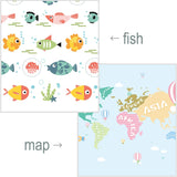 200*180cm  Foldable Cartoon Baby Play Mat Xpe Puzzle Children's Mat Baby Climbing Pad Kids Rug Baby Games Mats