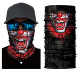 3D Skull Skeleton Balaclava Seamless Motorcycle Neck Face Shield Mask Scarf Bicycle Hunting Outdoor Anti-UV Bandana Headband