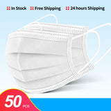100PCS Disposable 3 Layer Filter Protective Mask
