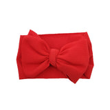 New Baby Girls Headband Toddler Big Bow Hairband Cute Solid Stretch Turban Big Knot Head Wrap Head wear