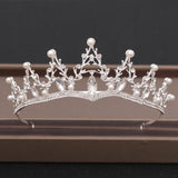 Wedding Crown Hair Jewelry Bridal Headpiece woman Baroque Rhinestones Crystal Tiaras Bride Party Crowns Wedding Hair Accessories