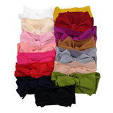 New Baby Girls Headband Toddler Big Bow Hairband Cute Solid Stretch Turban Big Knot Head Wrap Head wear