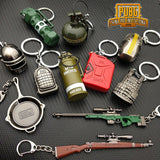 PUBG Keychain Keyring PLAYERUNKNOWNS BATTLEGROUNDS Cosplay Special Force Helmets Metal Key Ring Accessory Props