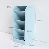 Sharkbang Kawaii Large Capacity Desk Pen Holder Pencil Makeup Storage Box Desktop Organizer Stand Case School Office Stationery