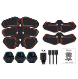EMS Abdominal Muscle Stimulator Hip Trainer Toner USB Abs Fitness Training Gear Machine Home Gym Weight Loss Body Slimming