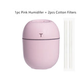 Ultrasonic Mini Air Humidifier 200ML Aroma Essential Oil Diffuser for Home Car USB Fogger Mist Maker with LED Night Lamp