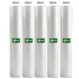 Kitchen Food Vacuum Bag Storage Bags For Vacuum Sealer Vacuum Packaging Rolls 12/15/20/25/28cm*500cm